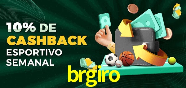 10% de bônus de cashback na brgiro