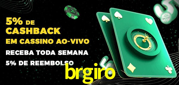 Promoções do cassino ao Vivo brgiro